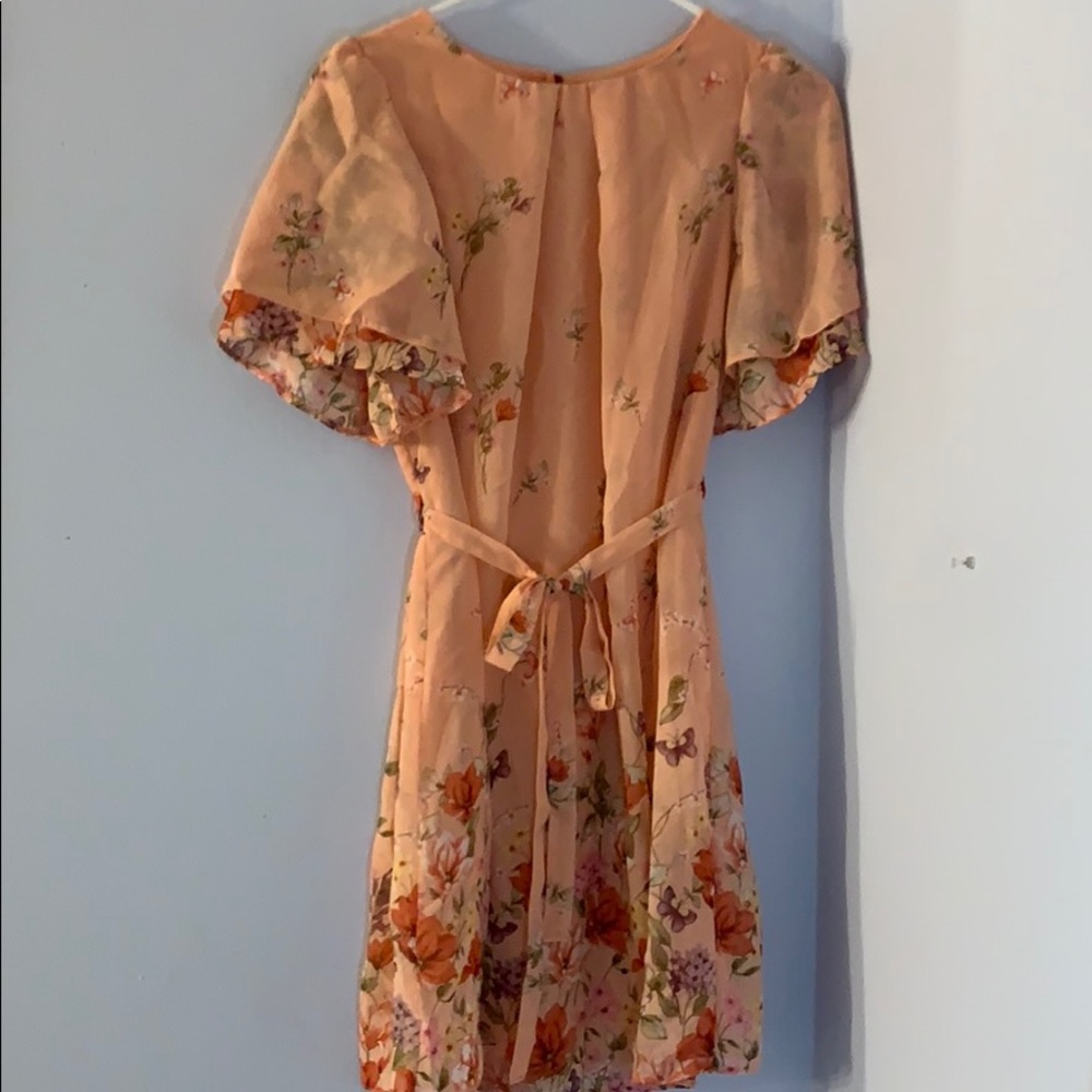 Sun dress with flowers